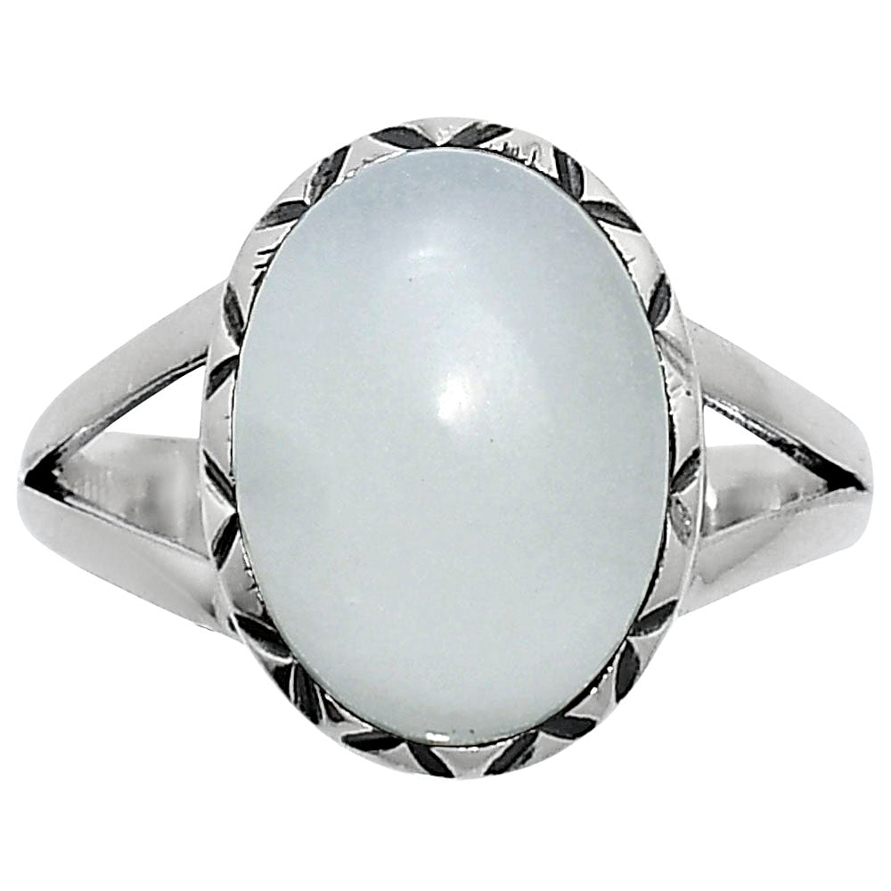 Premium Quality Natural White Opal Ring size-9 R-1074 50-ER14164