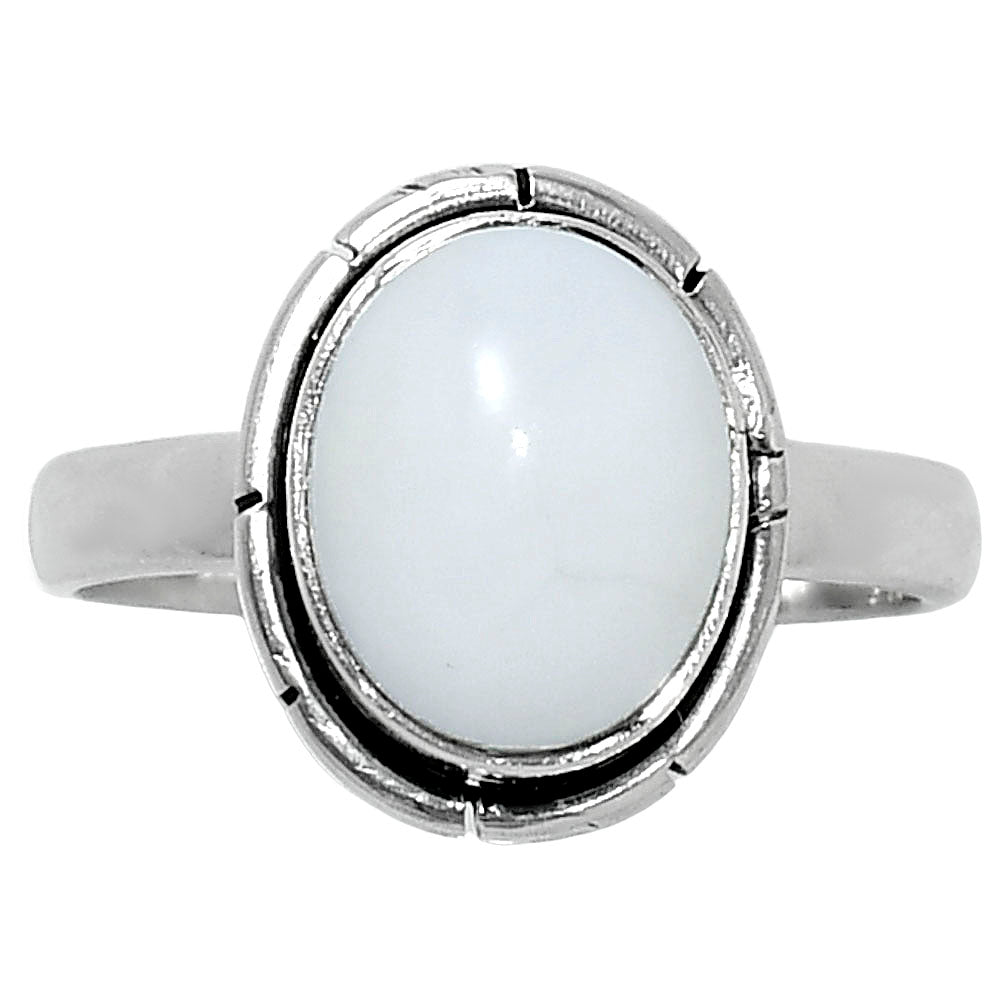 Natural White Opal Ring size-6 R-1011 50-ER14764