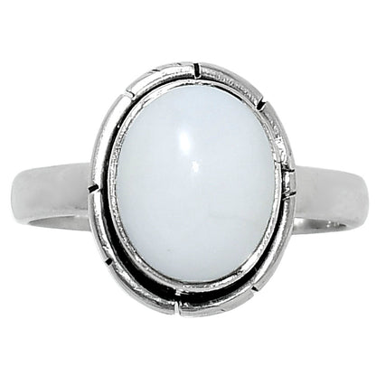Natural White Opal Ring size-6 R-1011 50-ER14764