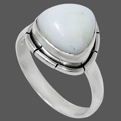 Natural White Opal Ring size-7 R-1011 50-ER14767