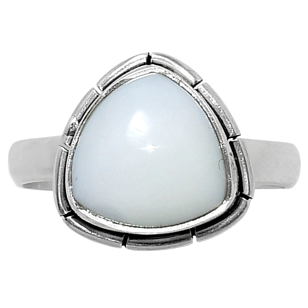 Natural White Opal Ring size-7 R-1011 50-ER14771