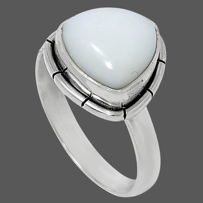 Natural White Opal Ring size-7 R-1011 50-ER14771