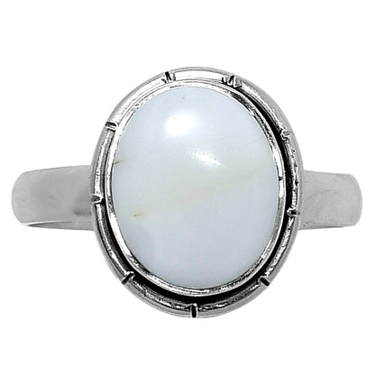 Natural White Opal Ring size-8 R-1011 50-ER14777