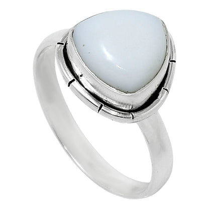 Natural White Opal Ring size-9 R-1011 50-ER14780