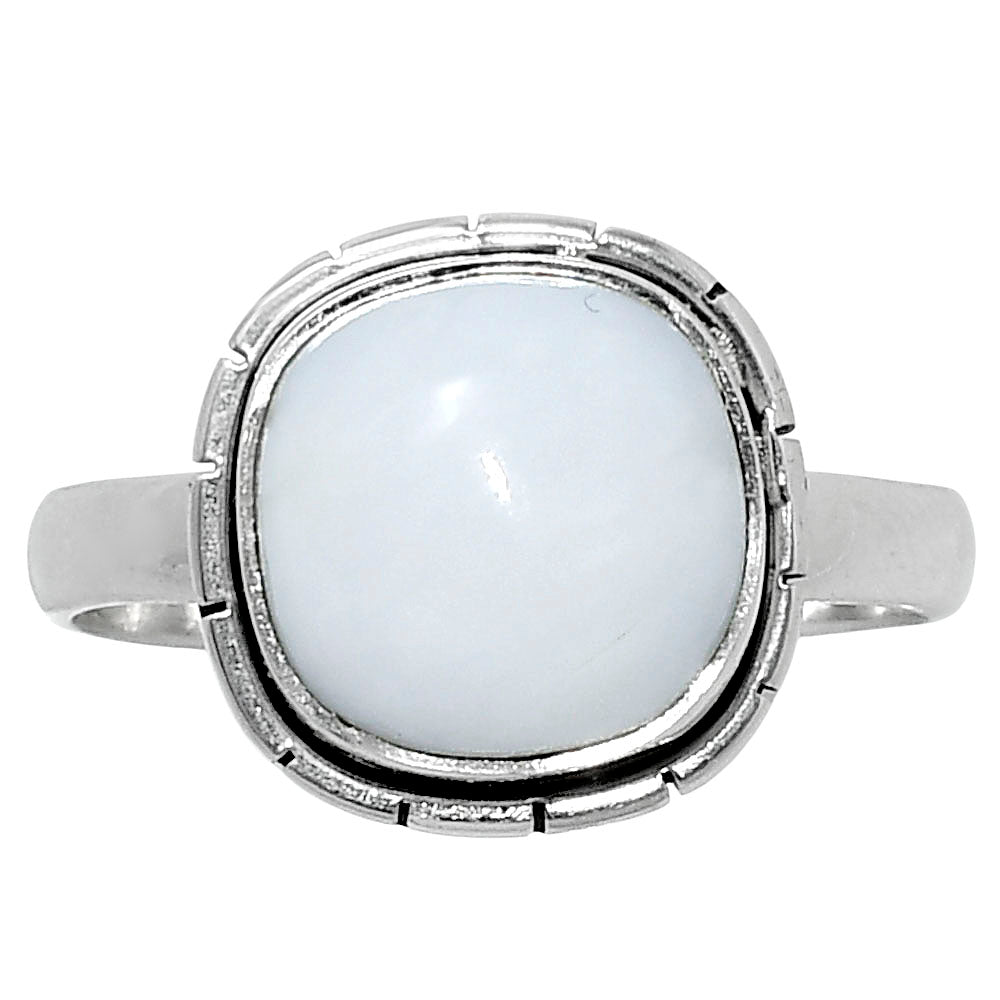 Natural White Opal Ring size-9 R-1011 50-ER14781