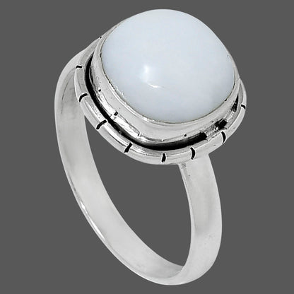 Natural White Opal Ring size-9 R-1011 50-ER14781