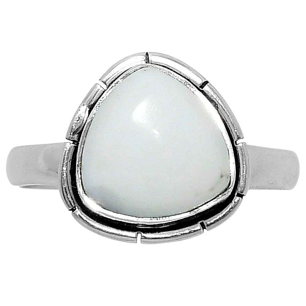 Natural White Opal Ring size-9 R-1011 50-ER14782