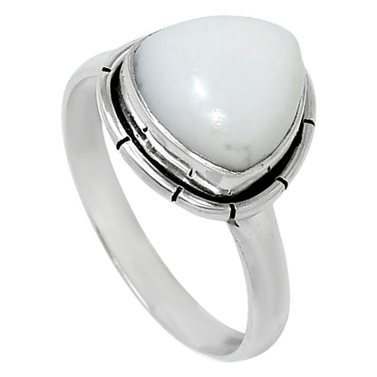 Natural White Opal Ring size-9 R-1011 50-ER14782