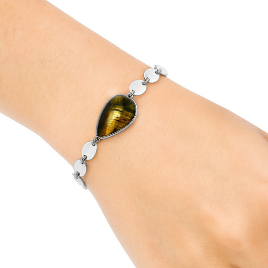 Premium Quality Tiger Eye - Africa Bracelet B-1044 51-EB10541