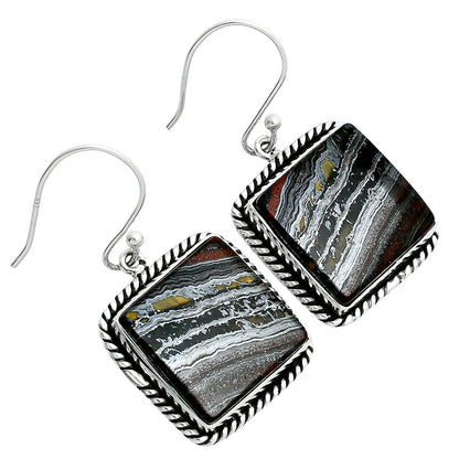 Natural Iron Tiger Eye Earrings E-1055 51-EE10399