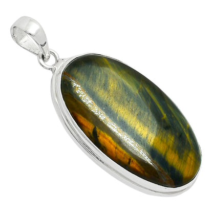 Premium Quality Blue Tiger Eye Pendant P-1124 51-EP10415