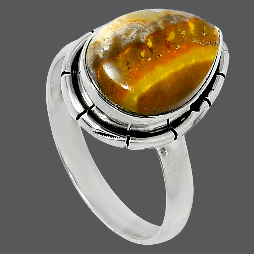 Natural Indonesian Bumble Bee Ring size-8 R-1011 54-ER14890