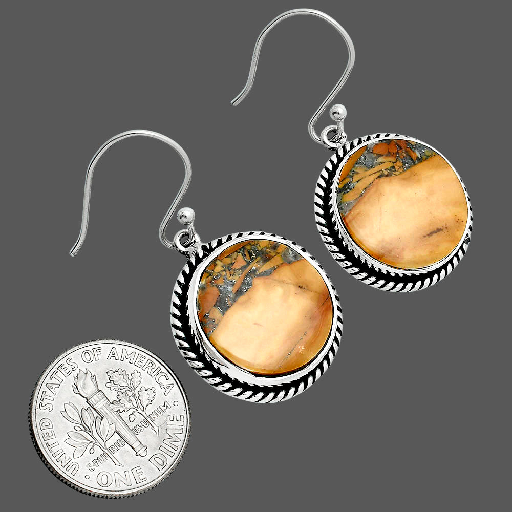 Natural Maligano Jasper - Indonesia Earrings E-1055 56-EE10417