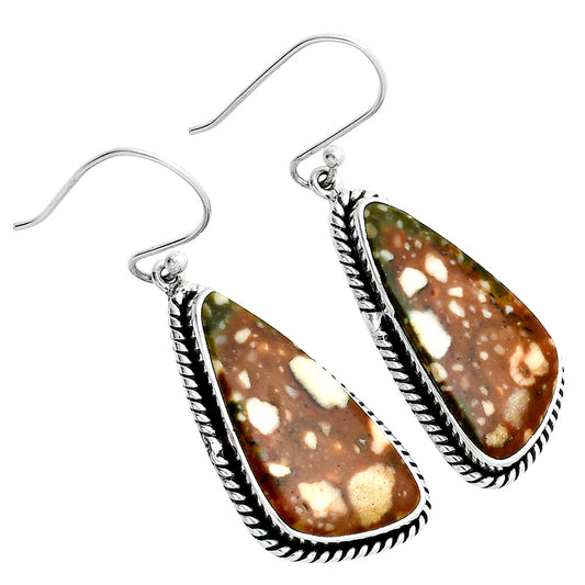 Natural Rocky Butte Picture Jasper Earrings E-1055 56-EE10420