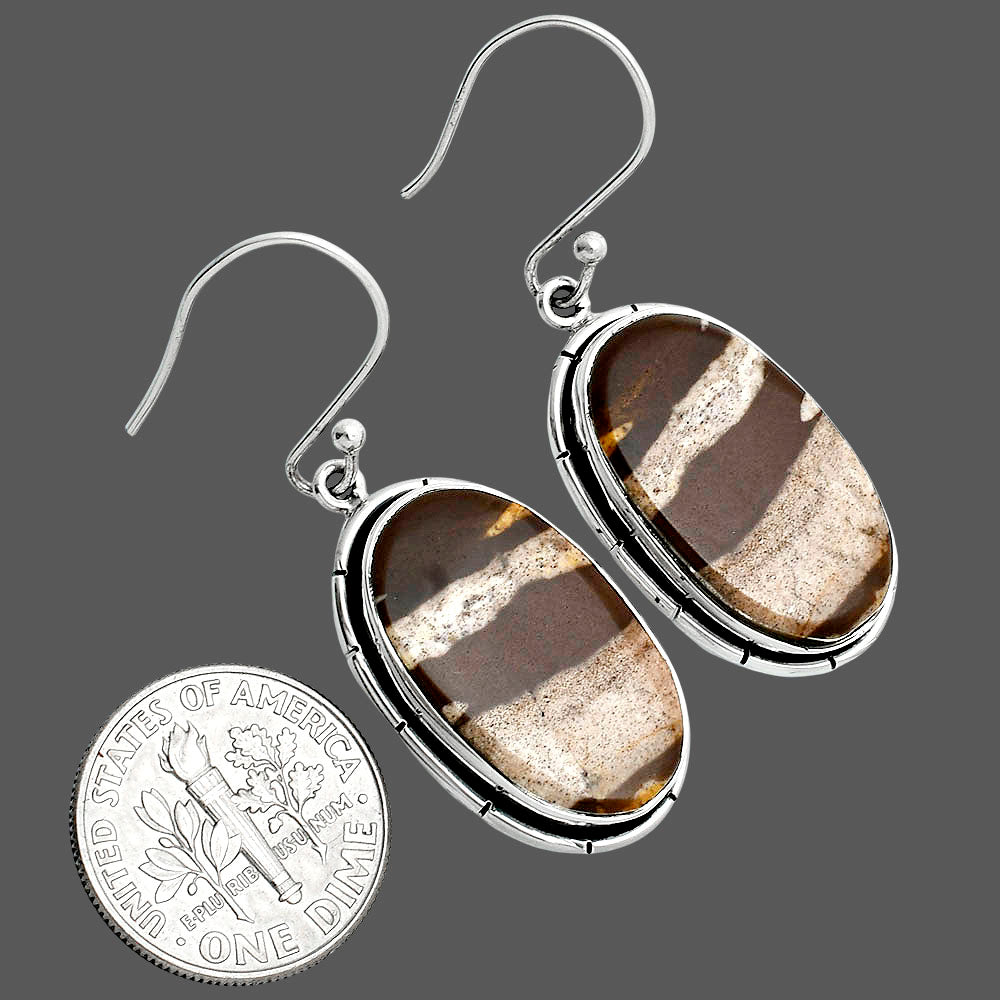 Natural Coconut Jasper Earrings E-1029 56-EE10423