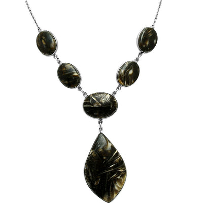 Premium Quality Bat Cave Jasper Necklace N-1013 56-EN10158