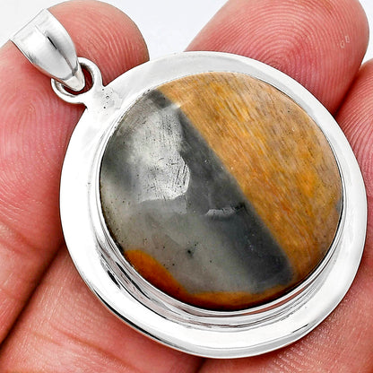 Premium Quality Polygram Jasper Pendant P-1076 56-EP10516