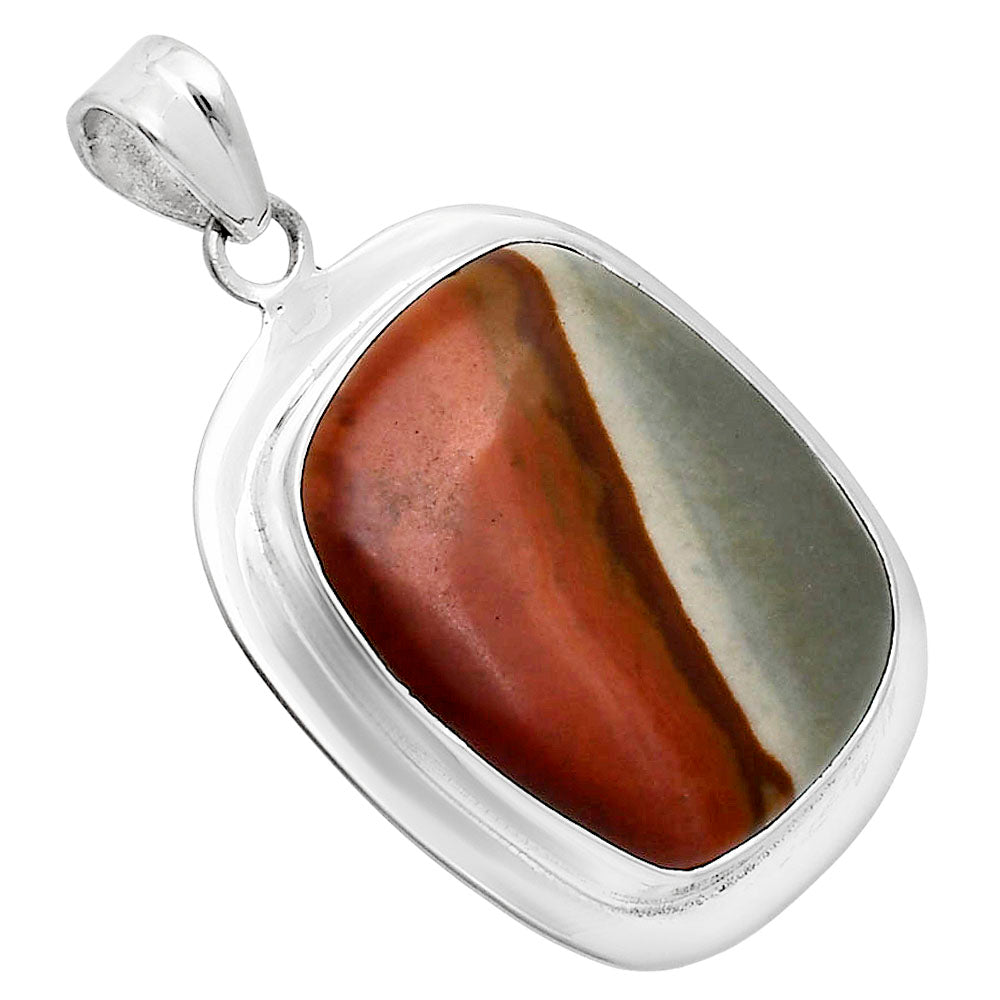 Premium Quality Polygram Jasper Pendant P-1076 56-EP10517