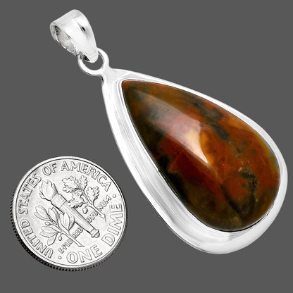 Premium Quality Polygram Jasper Pendant P-1076 56-EP10523