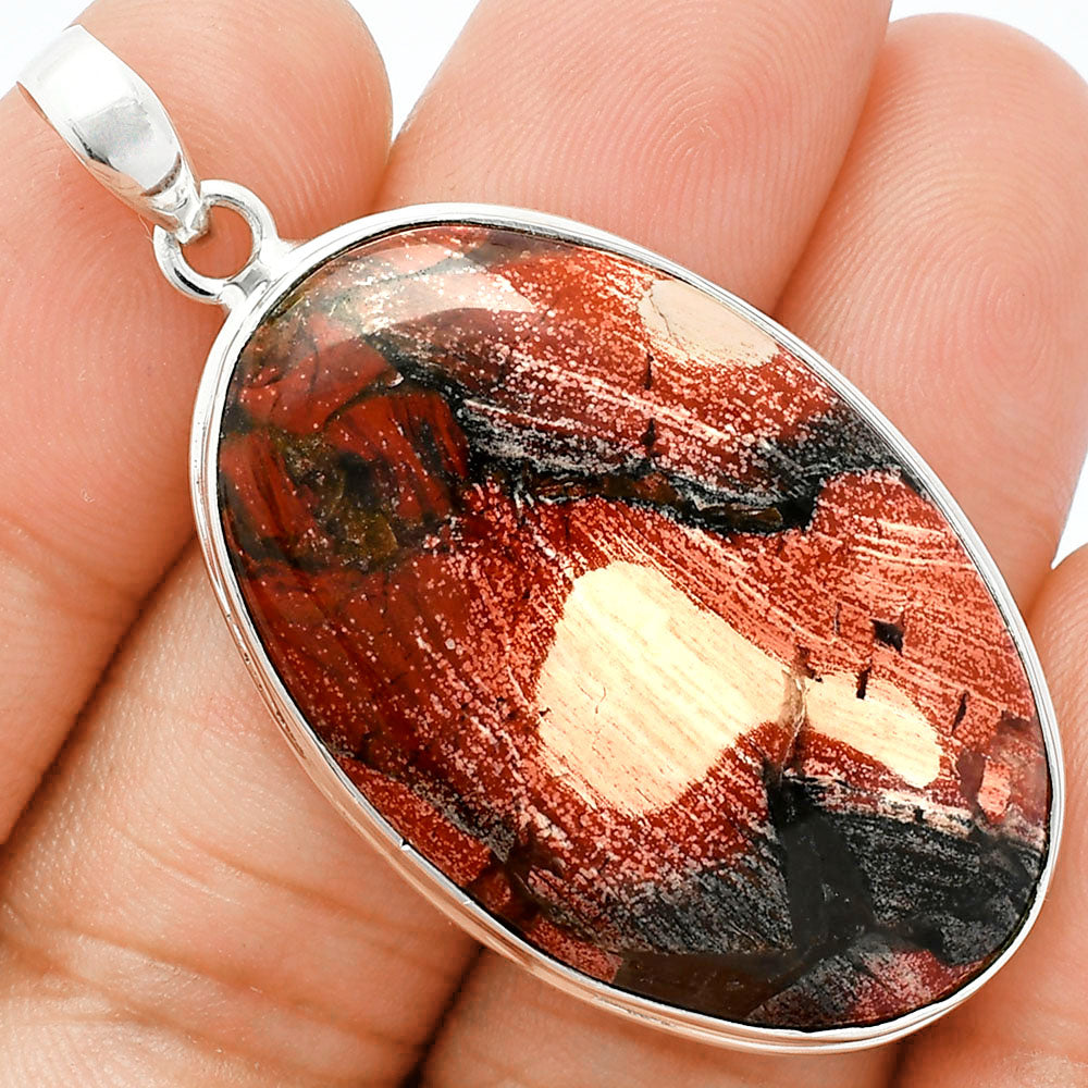 Premium Quality Snake Skin Jasper Pendant P-1124 56-EP10534
