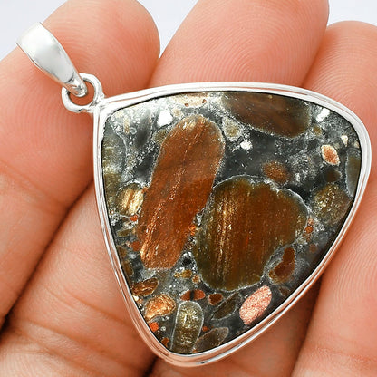 Premium Quality Natural Tabu Jasper Pendant P-1124 56-EP10544