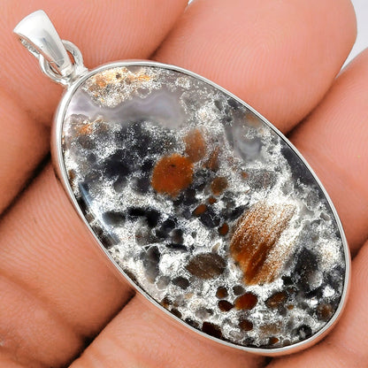Premium Quality Natural Tabu Jasper Pendant P-1001 56-EP10557