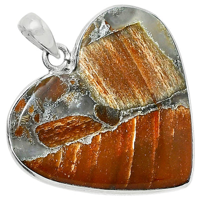 Heart Premium Quality Tabu Jasper Pendant P-1043 56-EP10599
