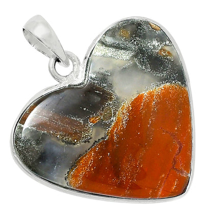 Premium Quality Heart Tabu Jasper Pendant P-1043 56-EP10627
