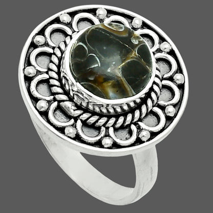 Premium Quality Natural Turtella Jasper - USA Ring size-8 R-1256 56-ER14594
