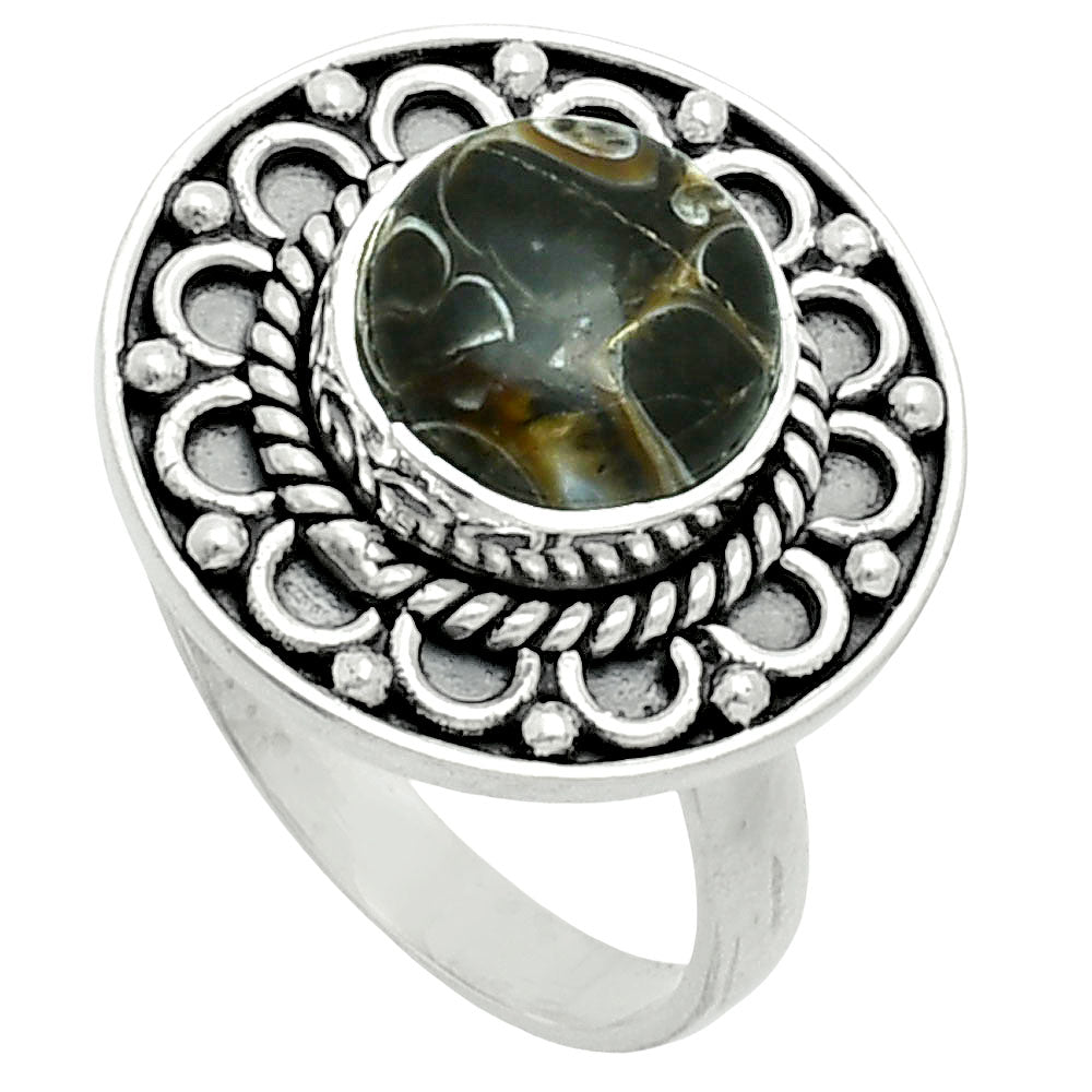 Premium Quality Natural Turtella Jasper - USA Ring size-8 R-1256 56-ER14594