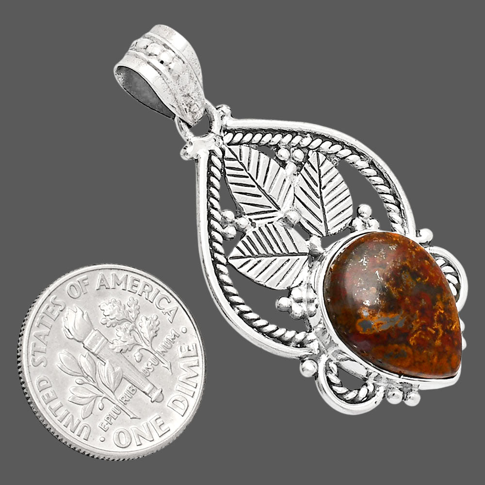 Premium Quality Rare Cady Mountain Agate Pendant P-1258 57-EP10694
