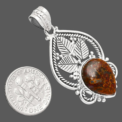Premium Quality Rare Cady Mountain Agate Pendant P-1258 57-EP10694