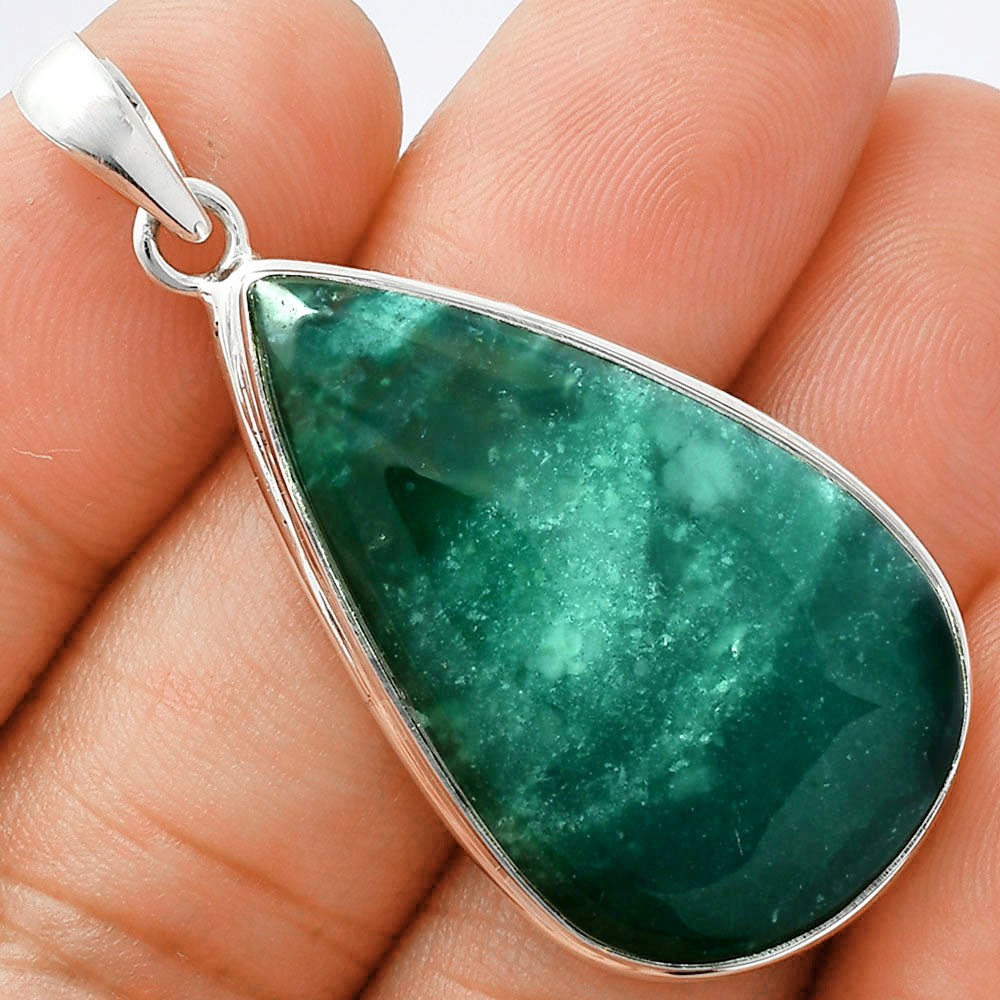 Premium Quality Green Lace Agate Pendant P-1124 57-EP10695
