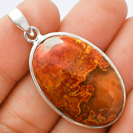 Premium Quality Rare Cady Mountain Agate Pendant P-1124 57-EP10696