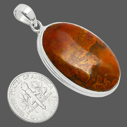 Premium Quality Rare Cady Mountain Agate Pendant P-1124 57-EP10696