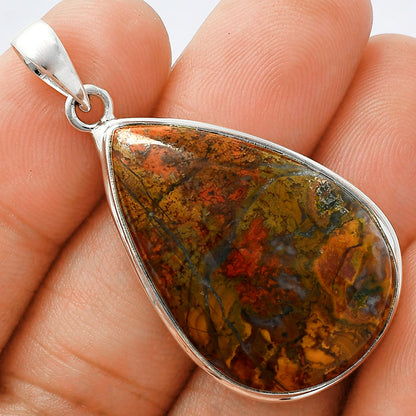 Premium Quality Rare Cady Mountain Agate Pendant P-1124 57-EP10697