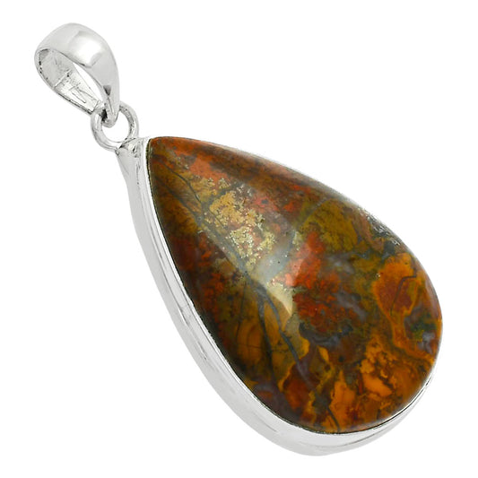 Premium Quality Rare Cady Mountain Agate Pendant P-1124 57-EP10697