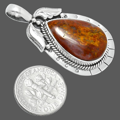 Premium Quality Rare Cady Mountain Agate Pendant P-1568 57-EP10704
