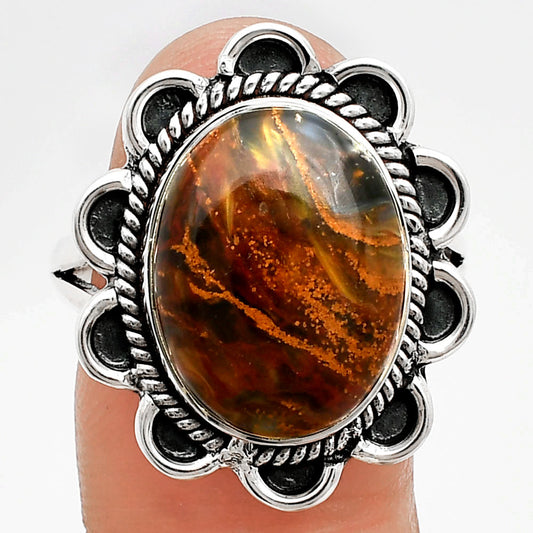 Premium Quality Rare Cady Mountain Agate Ring size-9.5 R-1221 57-ER14596