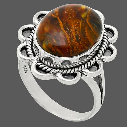 Premium Quality Rare Cady Mountain Agate Ring size-9.5 R-1221 57-ER14596