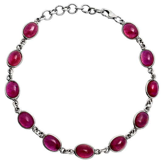 Premium Quality Lab Created Ruby Bracelet B-1001 58-EB10586