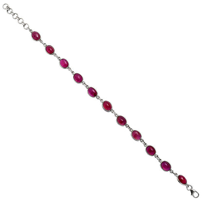 Premium Quality Lab Created Ruby Bracelet B-1001 58-EB10586