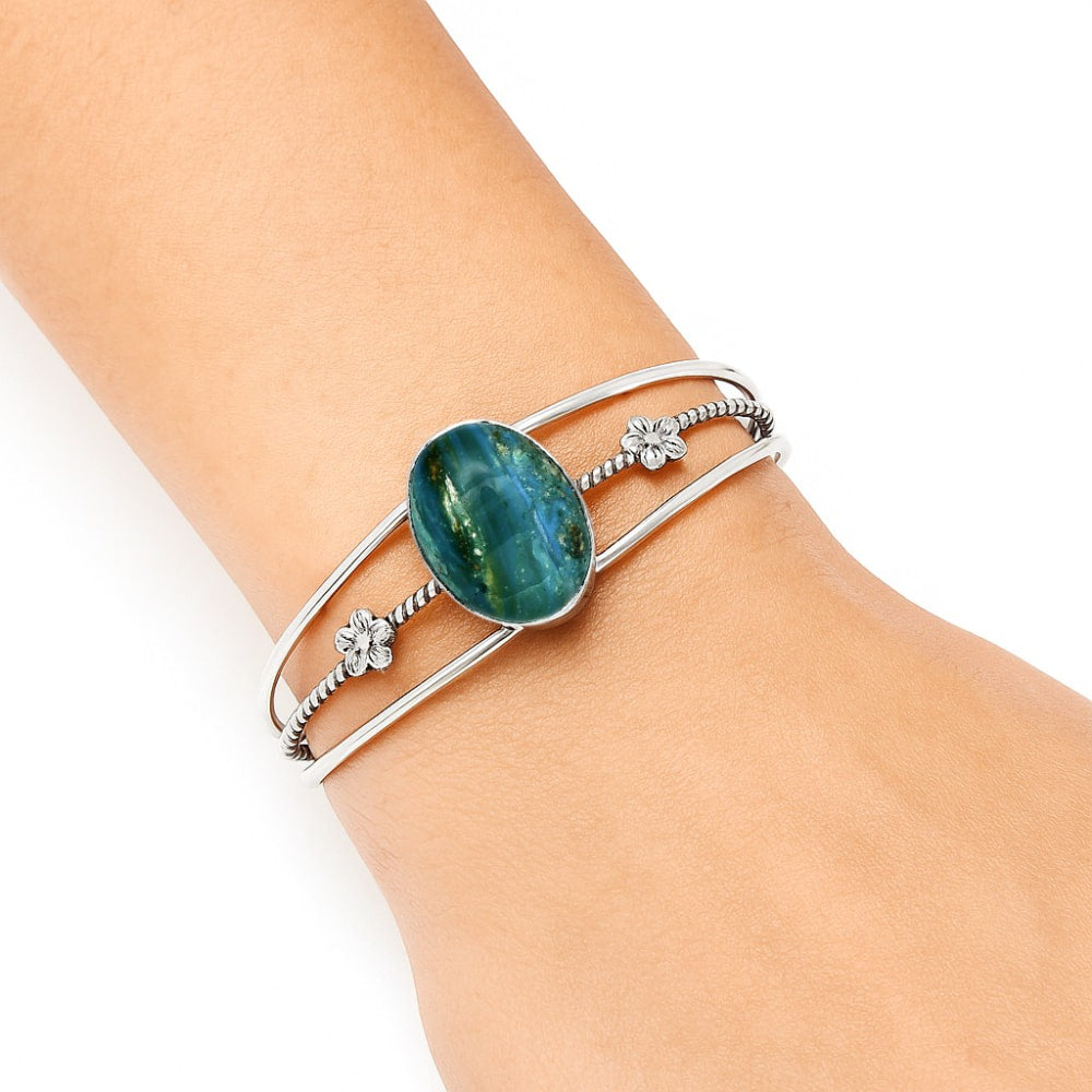 Premium Peruvian Opalina Cuff Bangle Bracelet B-1012 58-EB10589