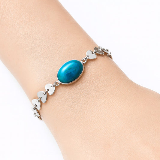 Premium Heart - Peruvian Opalina Bracelet B-1044 58-EB10601