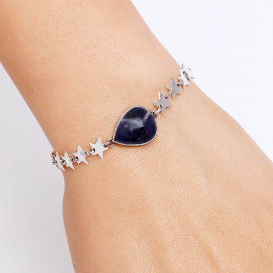 Premium Star - Chevron Amethyst Bracelet B-1044 58-EB10603