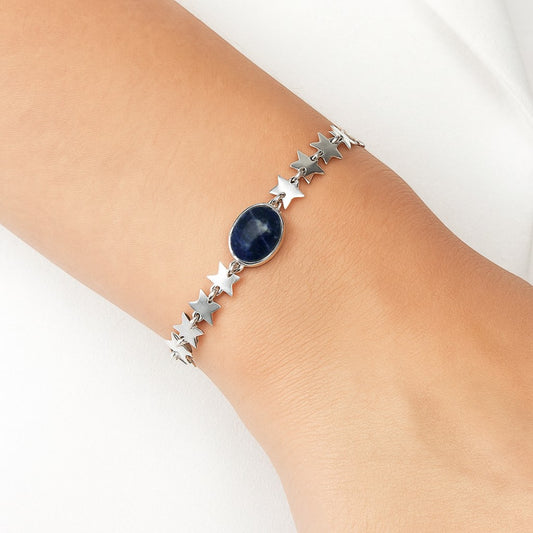 Premium Quality Star - Sodalite Bracelet B-1044 58-EB10604