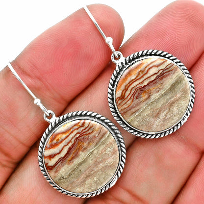 Natural Wave Dolomite Earrings E-1055 58-EE10452
