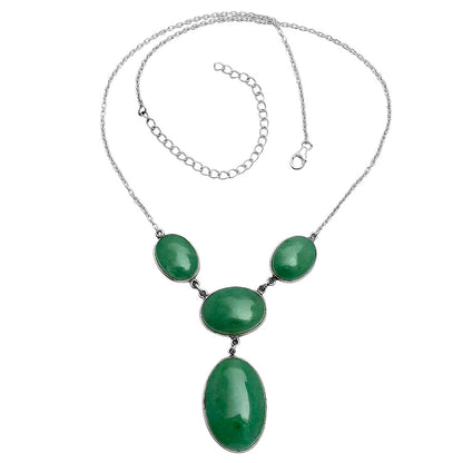 Premium Quality Green Aventurine Necklace N-1013 58-EN10175