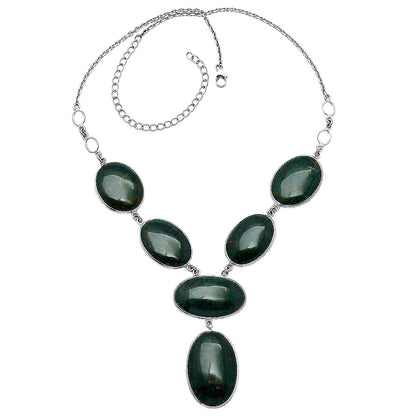 Natural Blood Stone - India Necklace N-1014 58-EN10199