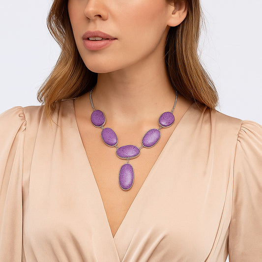Natural Purpurite - South Africa Necklace N-1013 58-EN10200